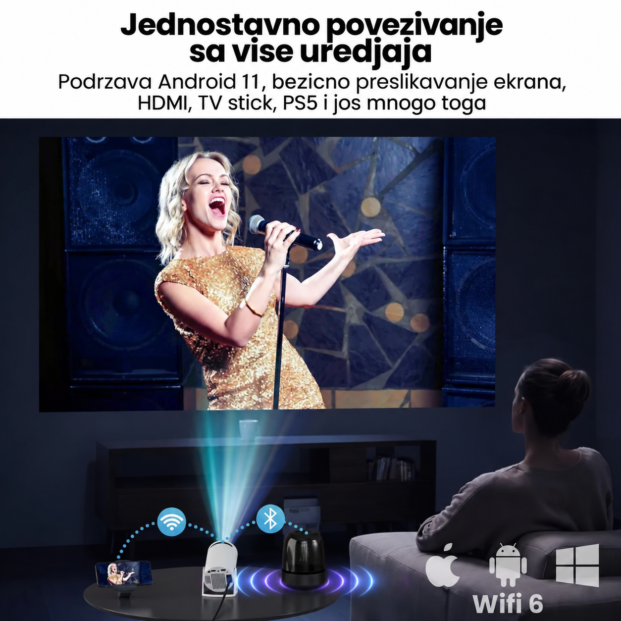 PocketCinema™ Smart Projektor