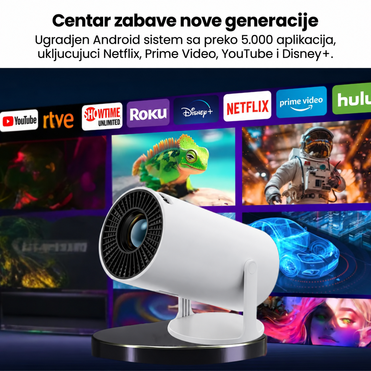 PocketCinema™ Smart Projektor