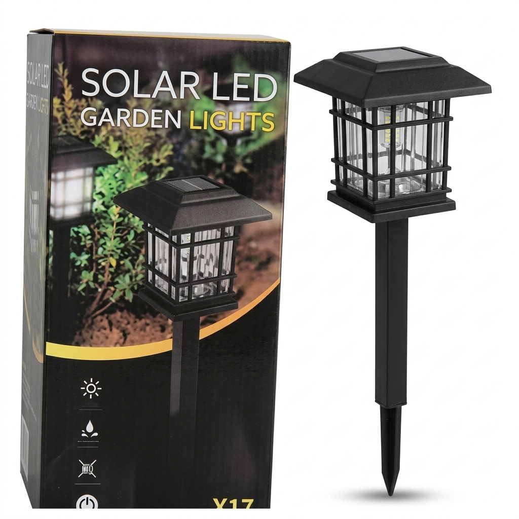 Solarne Lampe Za Dvorište - 6 Komada